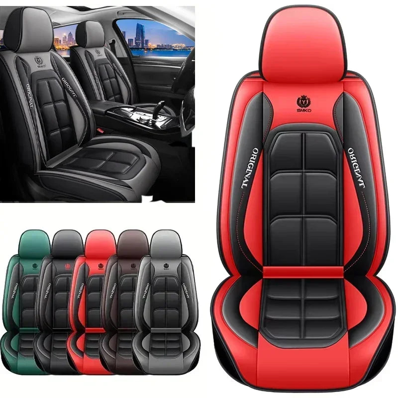 Universal Leather Car Seat Cover – All-Season Seat Cushion