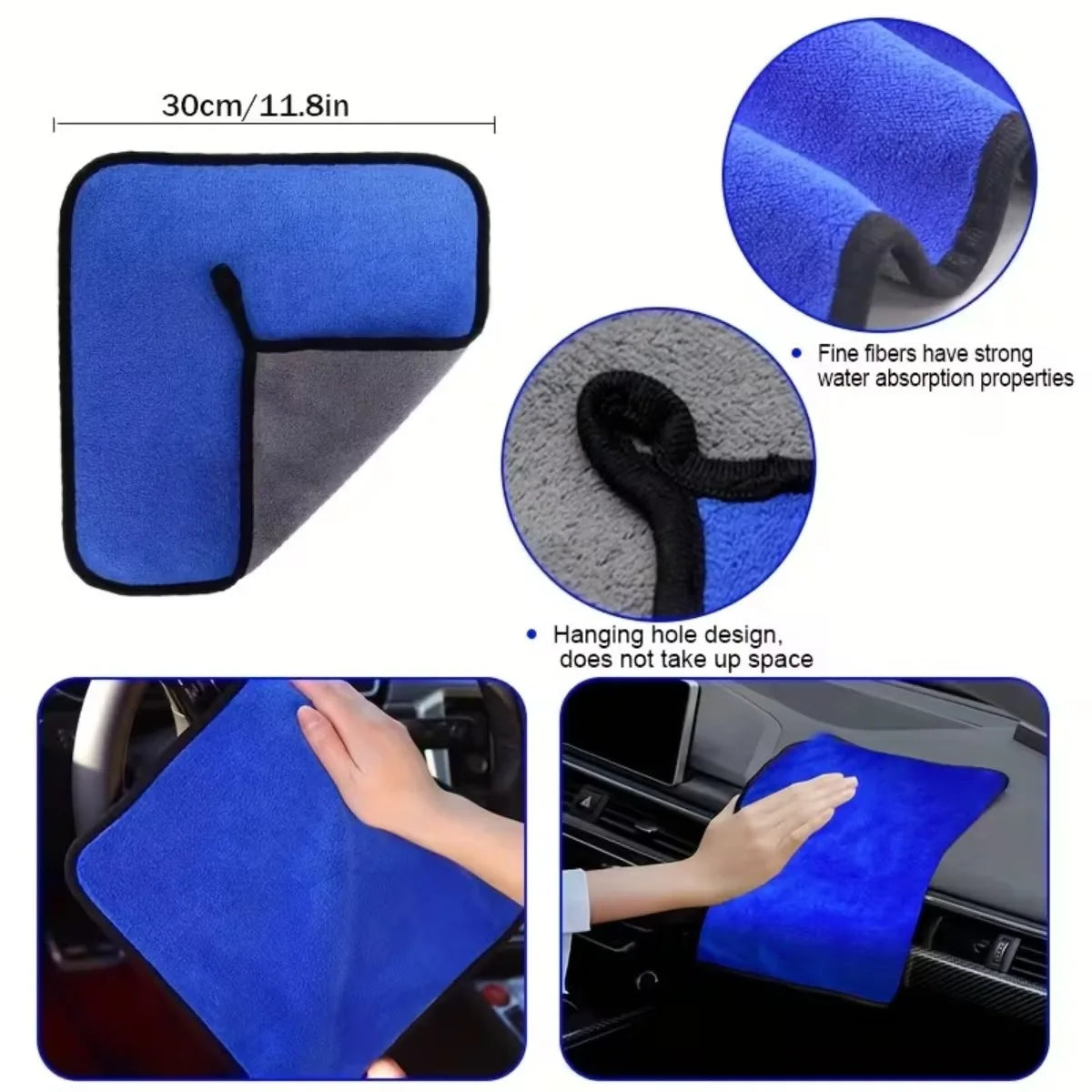 Complete Car Cleaning & Detailing Kit – Multi-Piece Interior & Exterior Set