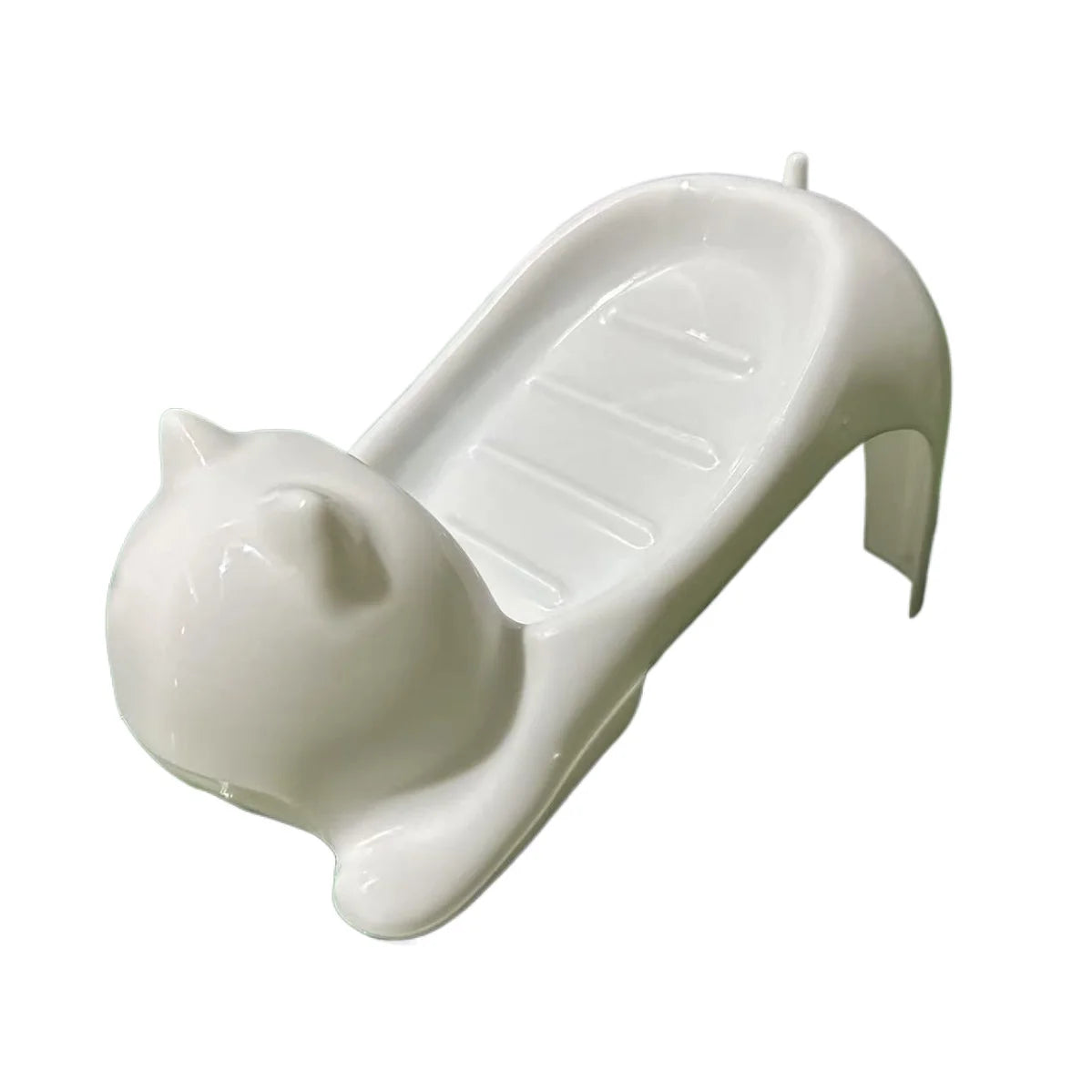 Cute Cat Soap Holder – Self-Draining Bathroom Soap Dish