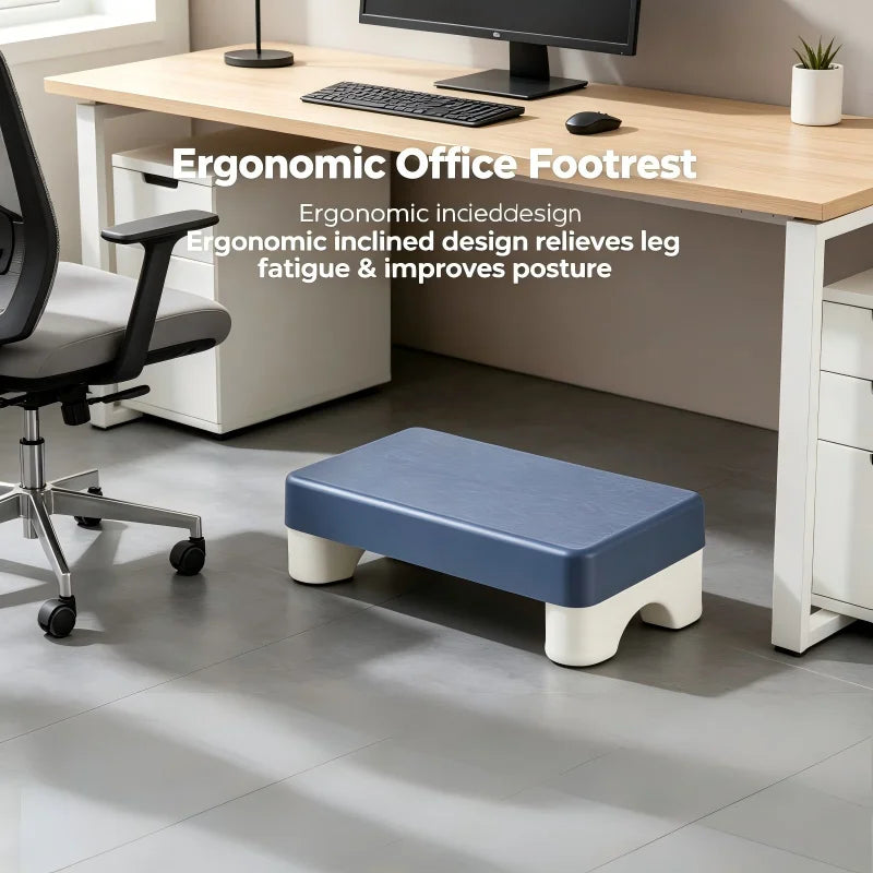 Ergonomic Under Desk Footrest – Adjustable Comfort Support for Home & Office