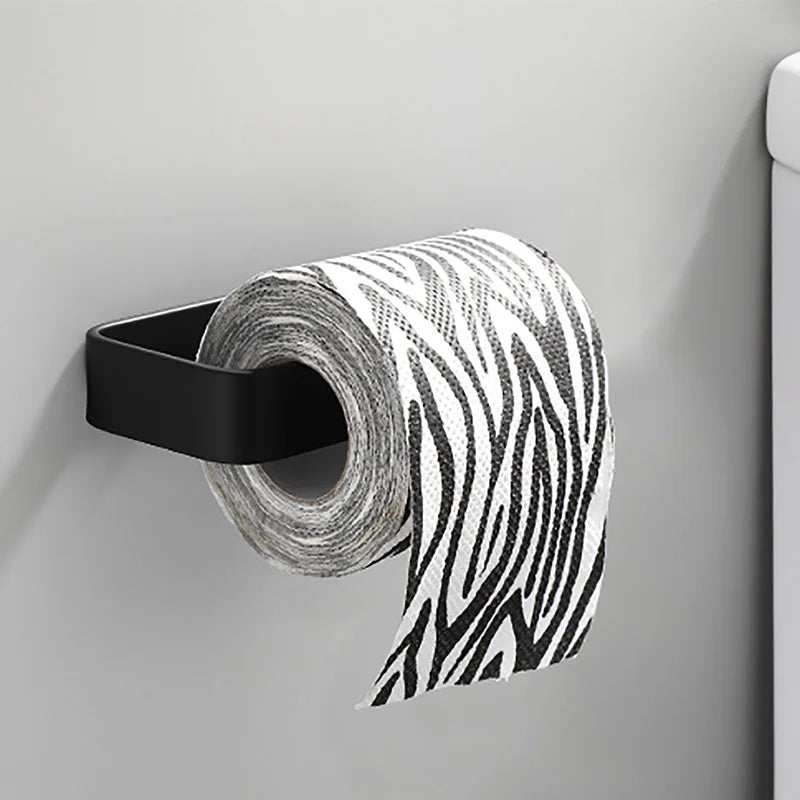 Adhesive Roll Holder – Toilet Paper & Paper Towel Organizer