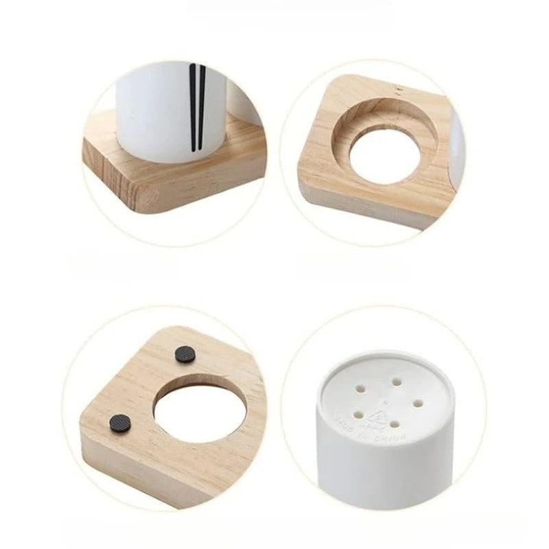 Kitchen Utensil Organizer with Drainage – Spoon, Fork & Chopstick Holder