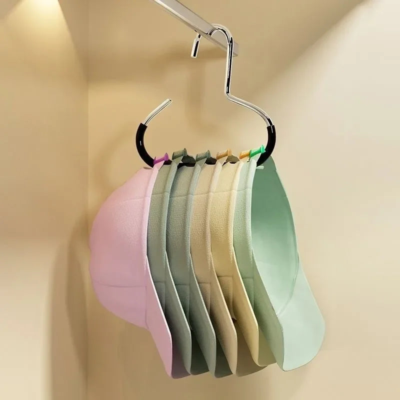Multi-Purpose Hat & Scarf Organizer – Space-Saving Hanging Storage Rack