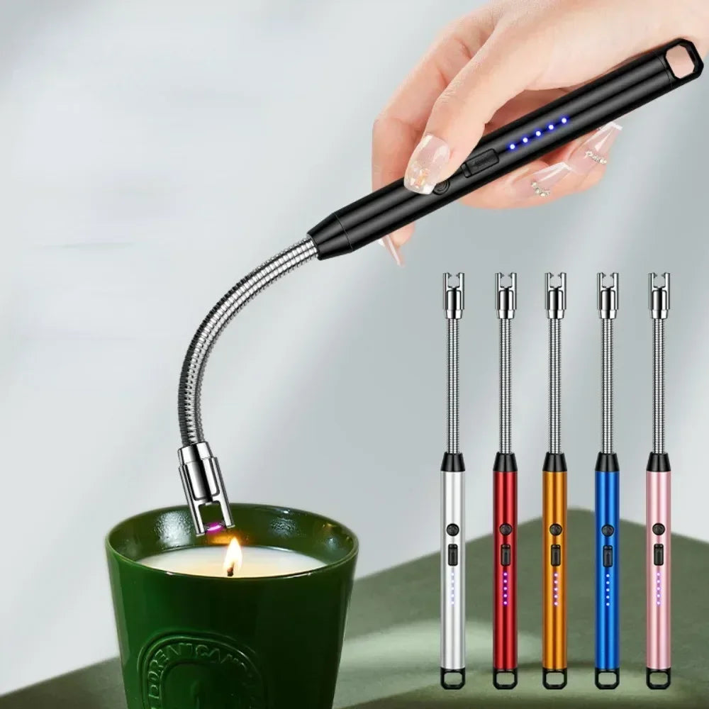 USB Rechargeable Electric Lighter – Flexible Flameless Arc Lighter