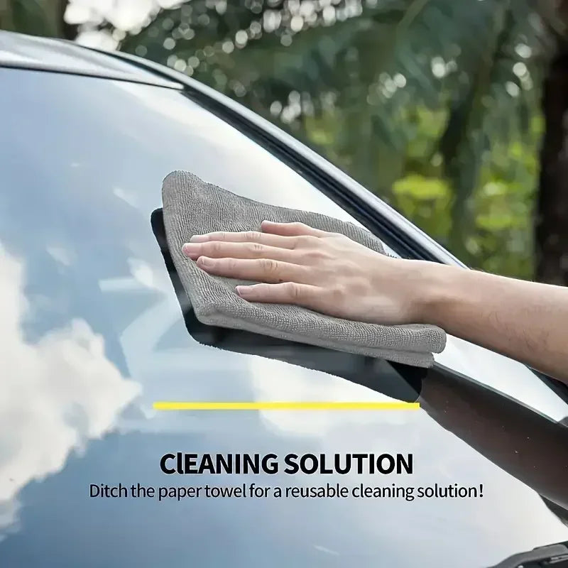 Disposable Microfiber Cleaning Cloths – Multi-Pack Car Cleaning Towels