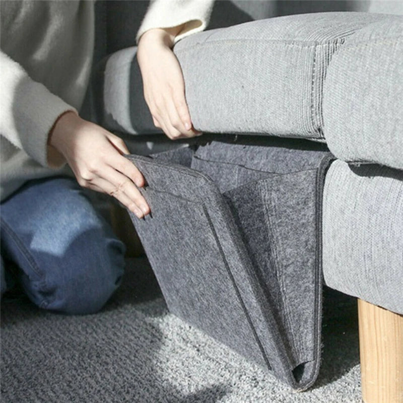Bedside & Sofa Hanging Organizer – Storage Caddy with Multiple Pockets