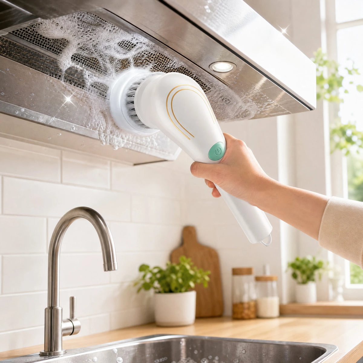 Electric Spin Scrubber – Powerful Multi-Surface Cleaning Brush