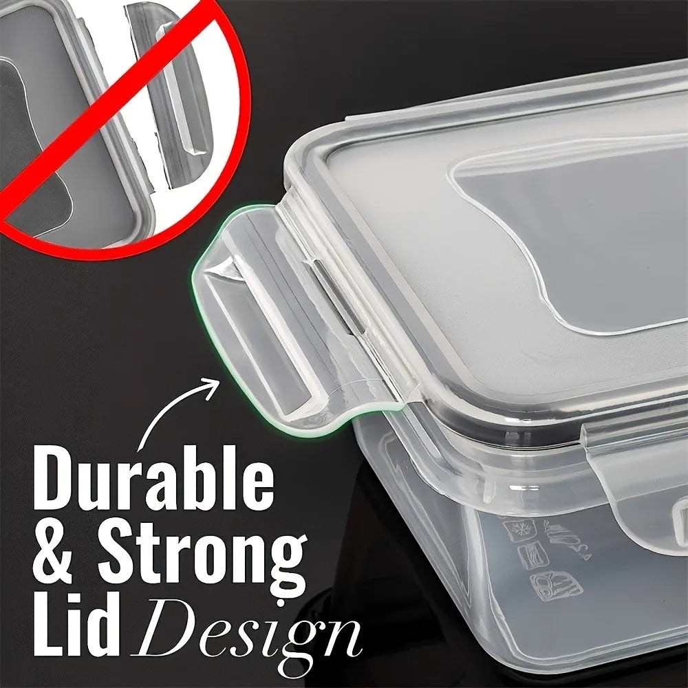 8-Piece Airtight Food Storage Container Set with Locking Lids