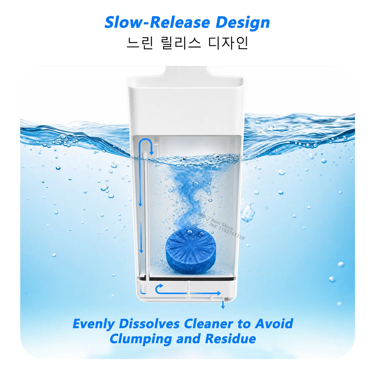 Toilet Tank Cleaner Dispenser – Slow-Release Cleaning Holder