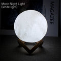 Moon LED Night Light with Stand – Bedroom Decor Lamp
