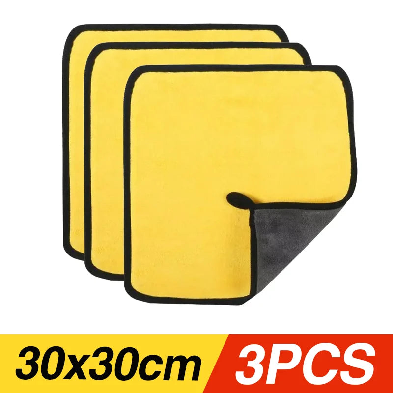 Microfiber Car Cleaning Towels – Soft & Absorbent Wash Cloths