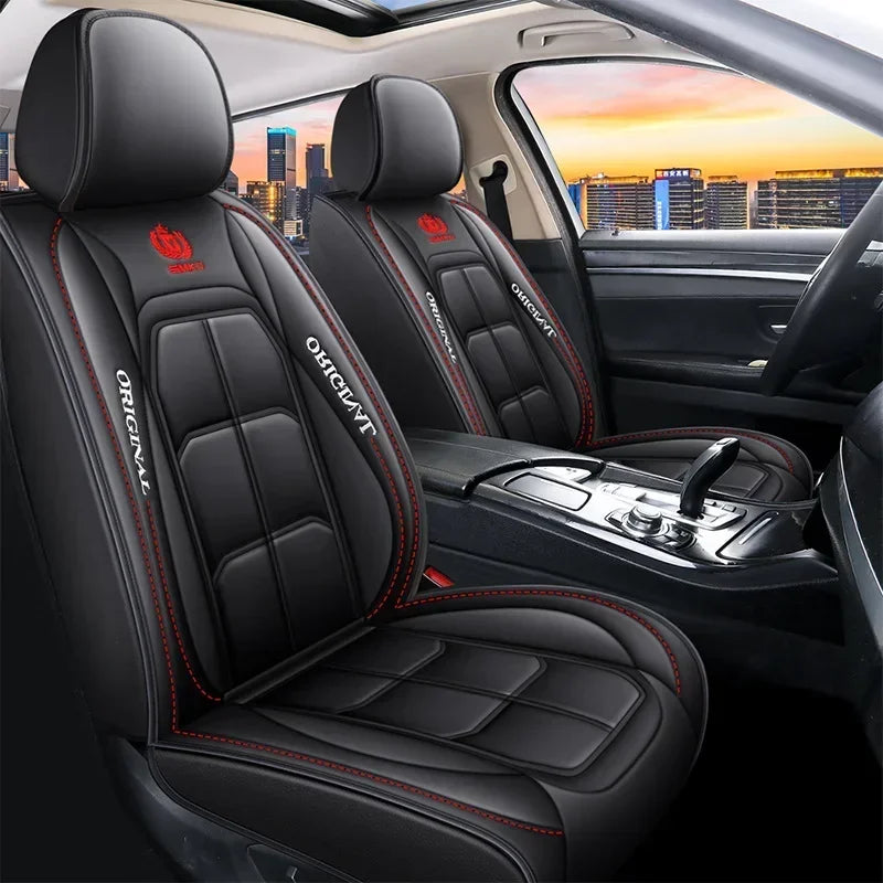 Universal Leather Car Seat Cover – All-Season Seat Cushion