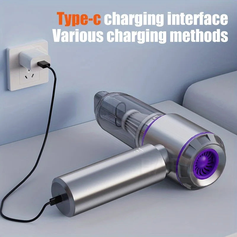 Cordless Handheld Car Vacuum – Portable Multi-Function Cleaner