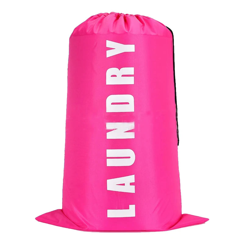 Portable Laundry Bag – Foldable Drawstring Hamper for Travel & Home