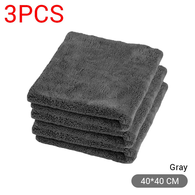 Premium Microfiber Car Detailing Towels – 40 × 40 cm