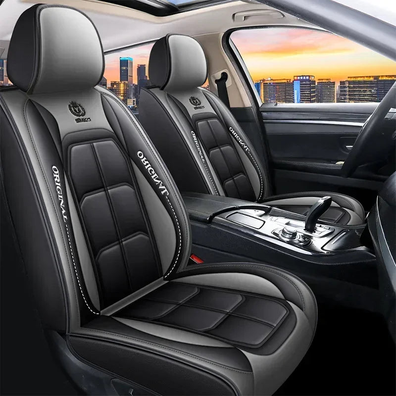 Universal Leather Car Seat Cover – All-Season Seat Cushion