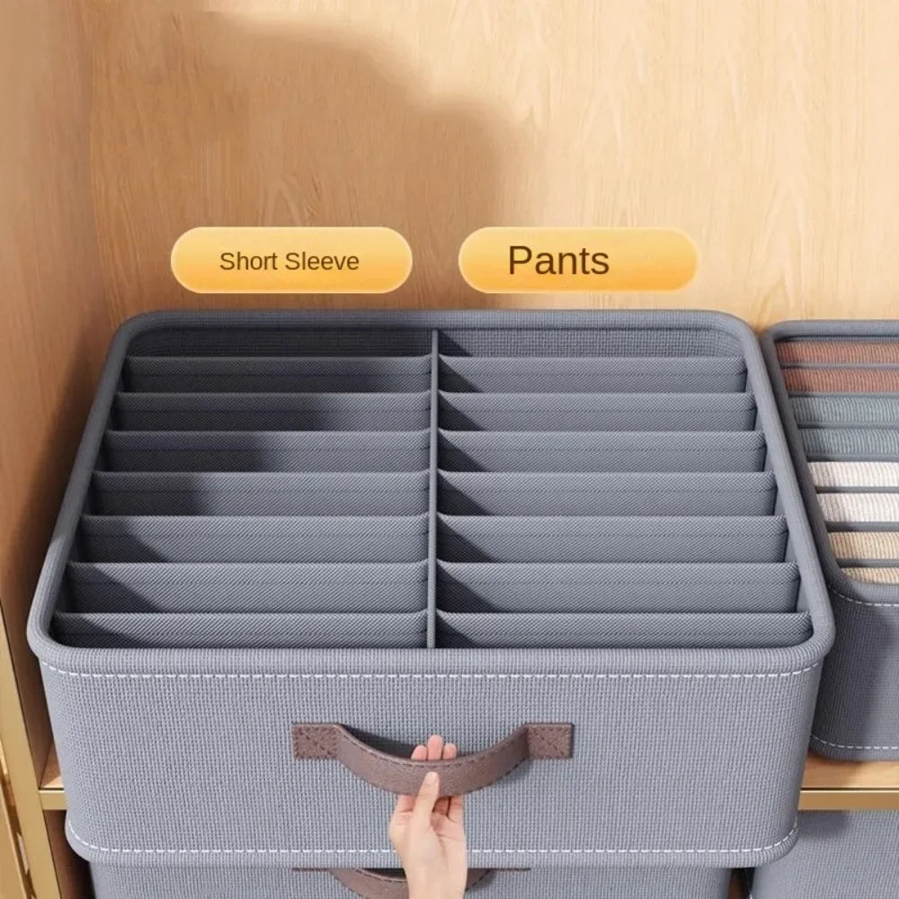Foldable Clothes Organizer – Wardrobe & Drawer Storage Box