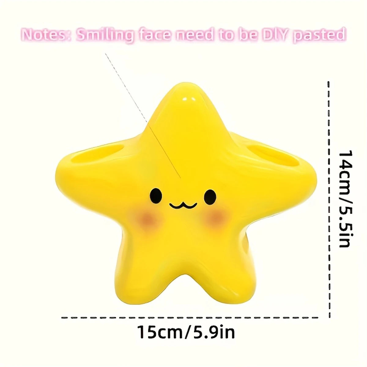 Cute Star Toothbrush Holder – Bathroom Organizer