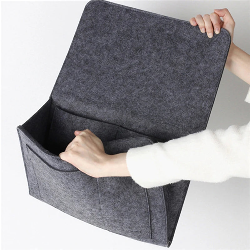 Bedside & Sofa Hanging Organizer – Storage Caddy with Multiple Pockets