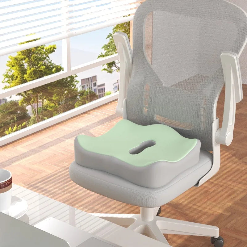 Ergonomic Memory Foam Seat Cushion – Comfort & Support Pillow