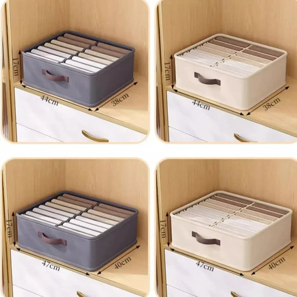 Foldable Clothes Organizer – Wardrobe & Drawer Storage Box