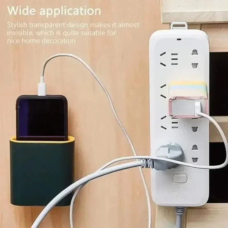 Double-Sided Adhesive Wall Hooks – Transparent No-Drill Hanging Holders