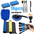 Complete Car Cleaning & Detailing Kit – Multi-Piece Interior & Exterior Set