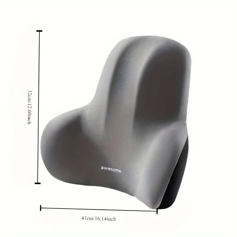 2-in-1 Memory Foam Seat Cushion & Lumbar Support Set