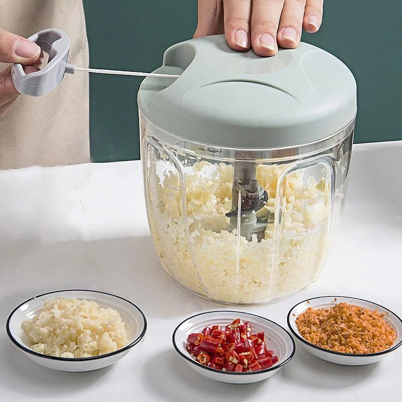 Manual Garlic & Vegetable Chopper – 500/900 ml