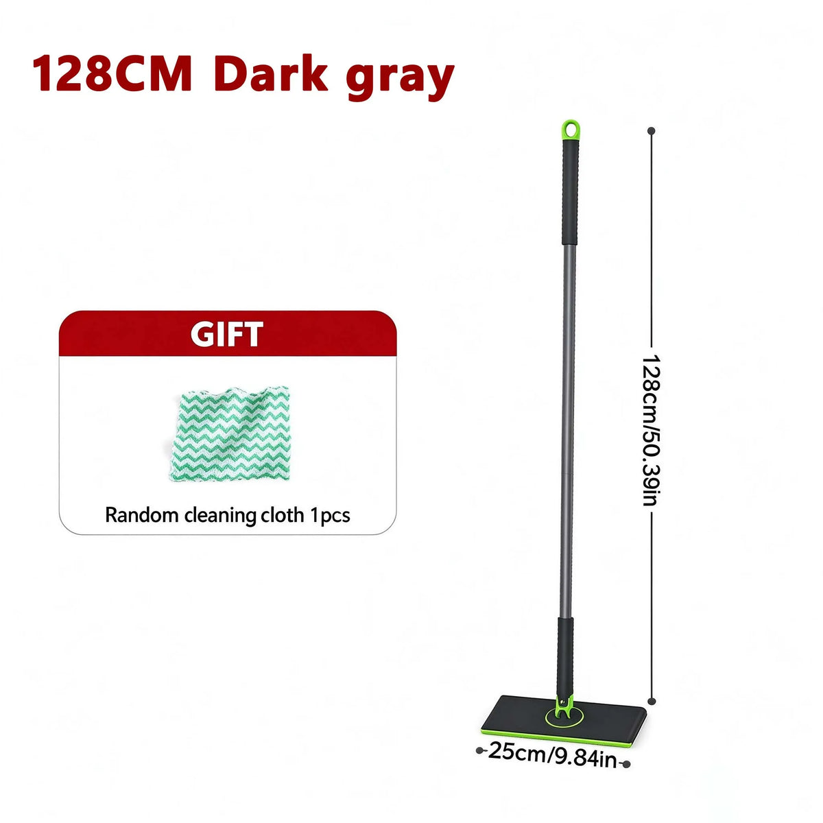 360° Rotating Flat Mop – Hands-Free Floor Cleaning Tool
