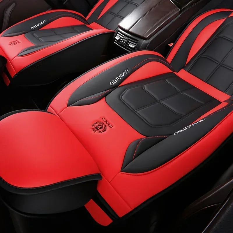Universal Leather Car Seat Cover – All-Season Seat Cushion
