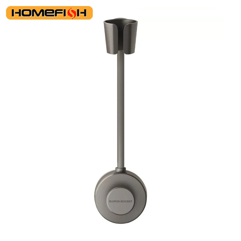 Suction Cup Hair Dryer Holder – Wall-Mounted Bathroom Organizer