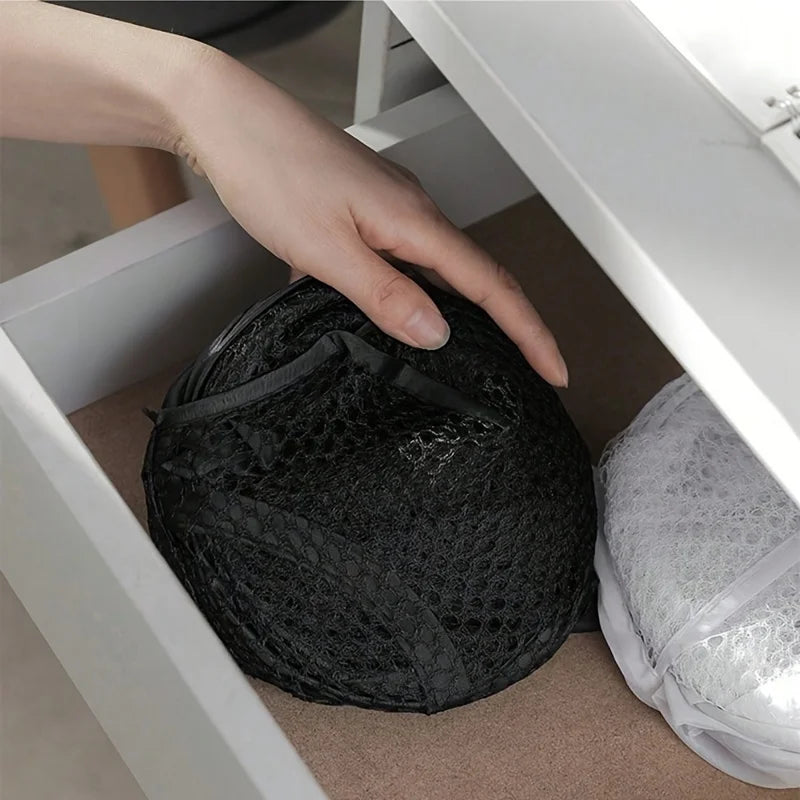 Collapsible Pop-Up Laundry Basket – Portable Mesh Clothes Hamper
