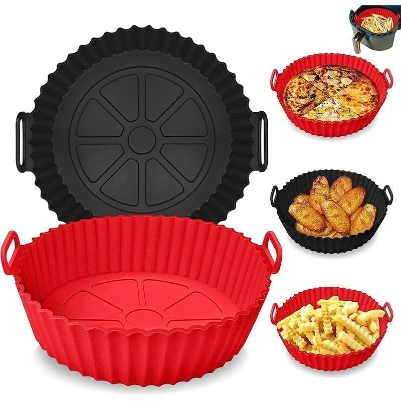Reusable Silicone Air Fryer Liners – Non-Stick Cooking Inserts