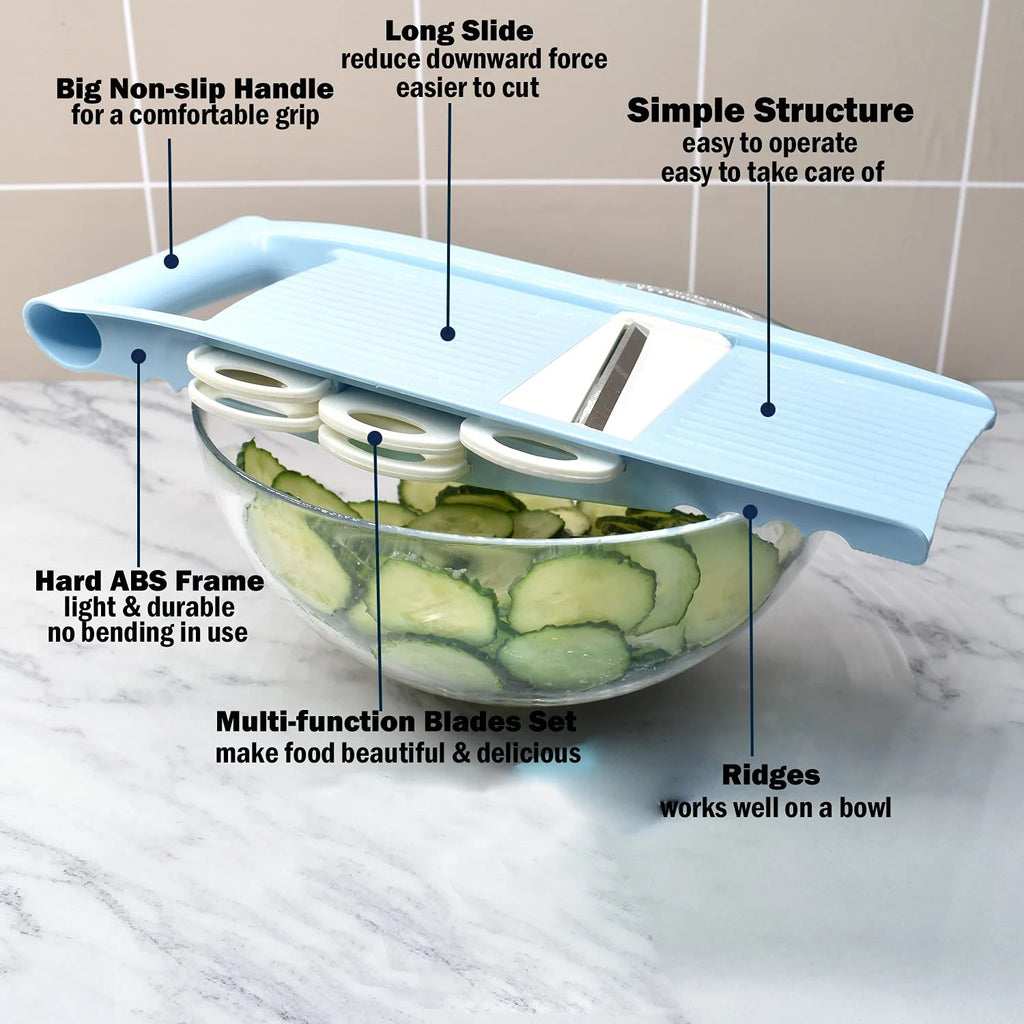 7-in-1 Multifunctional Vegetable Slicer & Grater