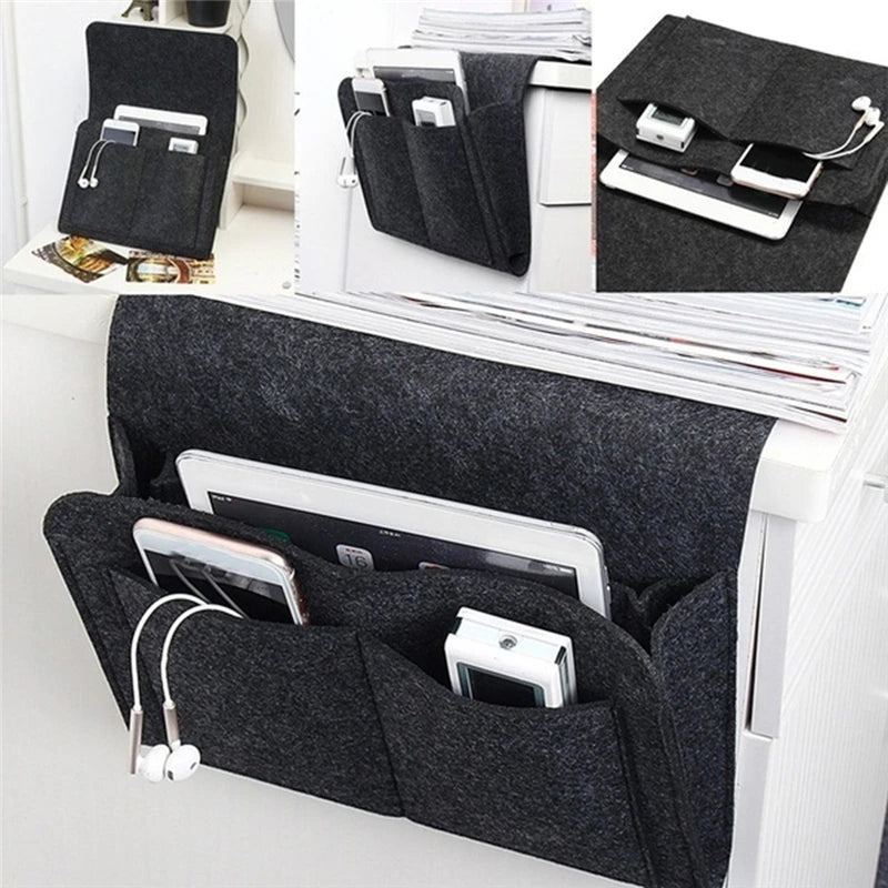 Bedside & Sofa Hanging Organizer – Storage Caddy with Multiple Pockets