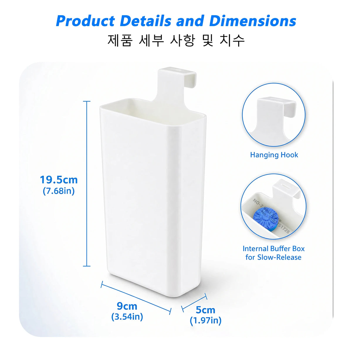 Toilet Tank Cleaner Dispenser – Slow-Release Cleaning Holder
