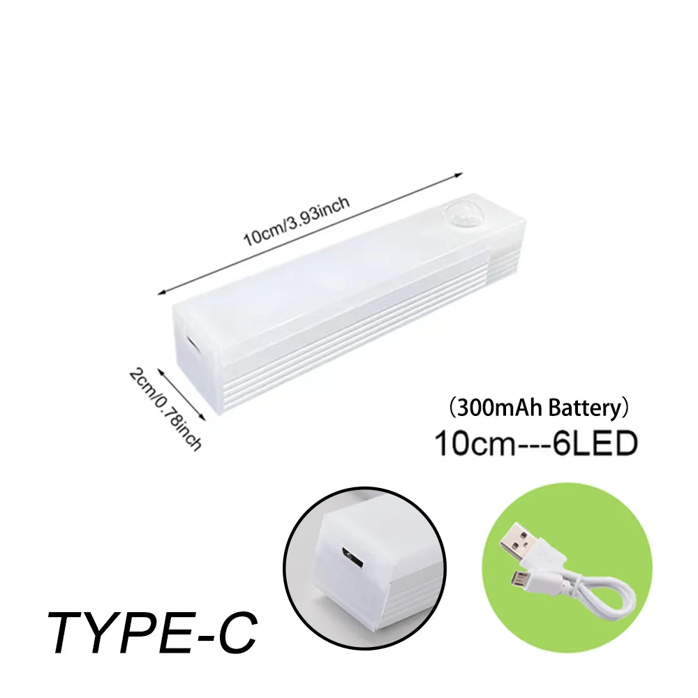 Wireless Motion Sensor LED Light – USB-C Rechargeable