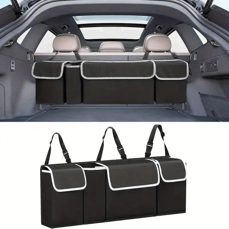 Car Trunk Organizer – Large Capacity Backseat Storage Bag