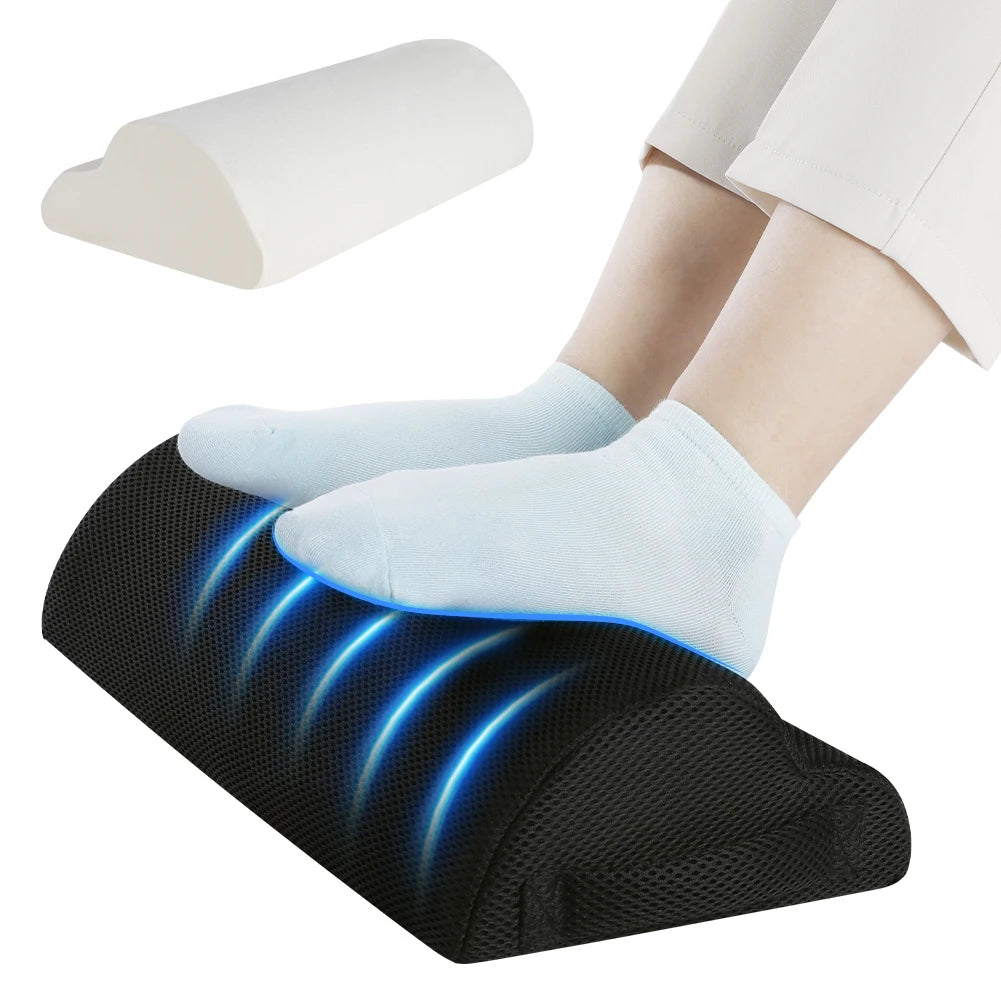 Memory Foam Foot Rest – Ergonomic Under-Desk Support