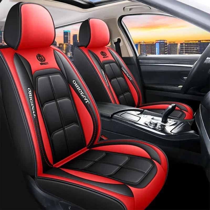 Universal Leather Car Seat Cover – All-Season Seat Cushion