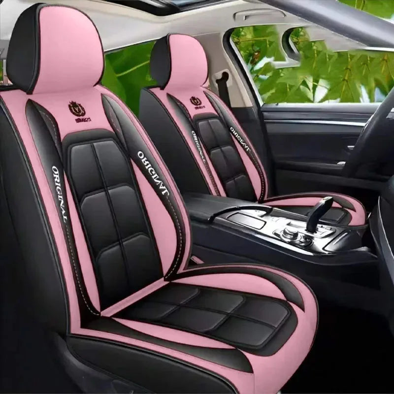 Universal Leather Car Seat Cover – All-Season Seat Cushion