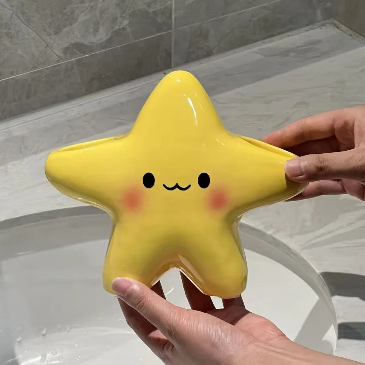 Cute Star Toothbrush Holder – Bathroom Organizer