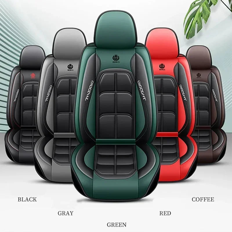 Universal Leather Car Seat Cover – All-Season Seat Cushion