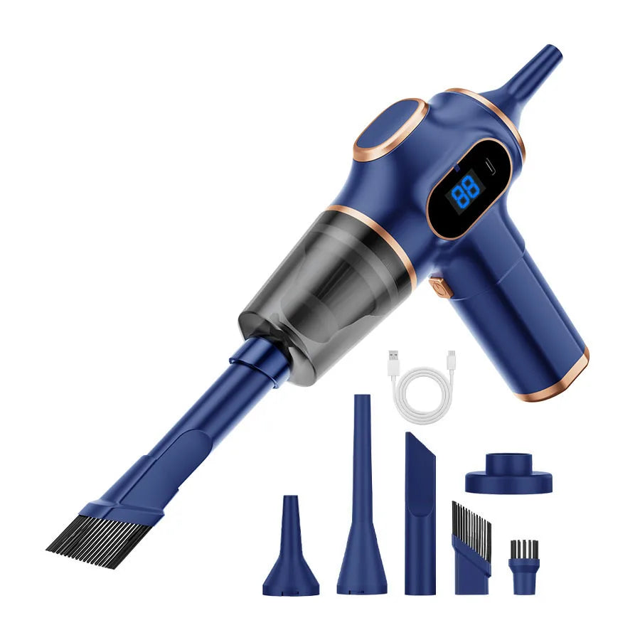 Wireless Mini Car Vacuum Cleaner – Compact Handheld Cleaner
