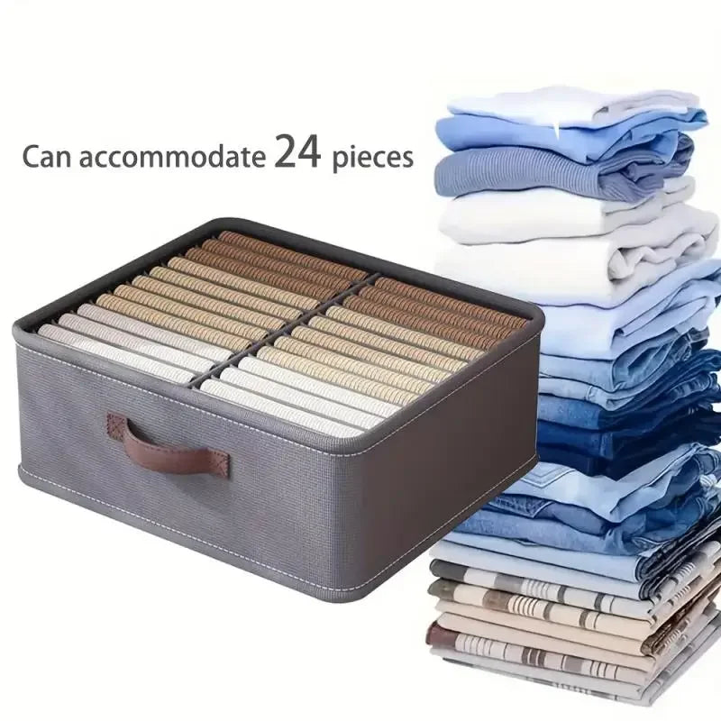 Foldable Clothes Organizer – Wardrobe & Drawer Storage Box