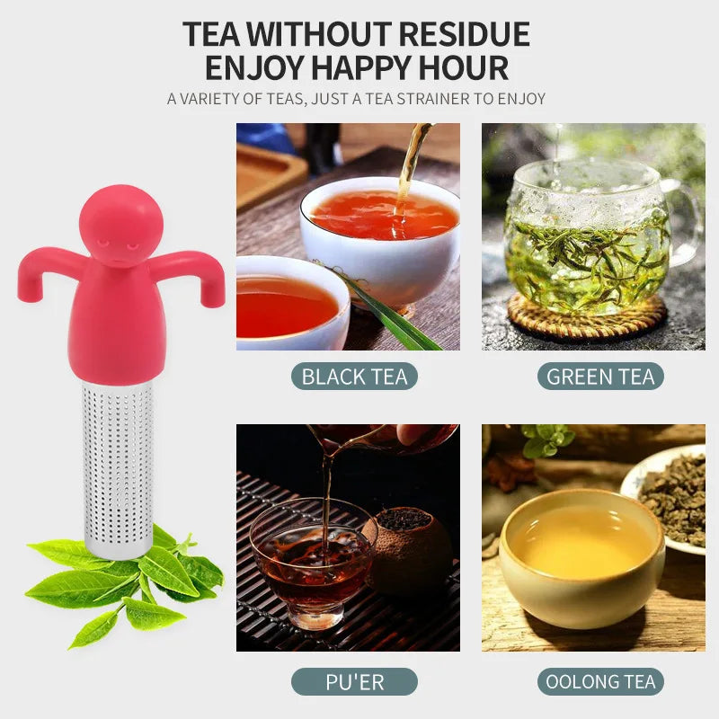 Funny Man Tea Infuser – Stainless Steel Tea Strainer