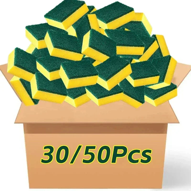 Double-Sided Heavy-Duty Cleaning Sponges