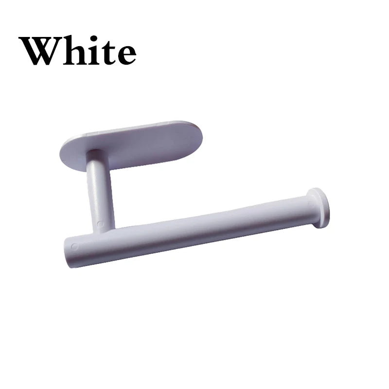 Adhesive Roll Holder – Toilet Paper & Paper Towel Organizer